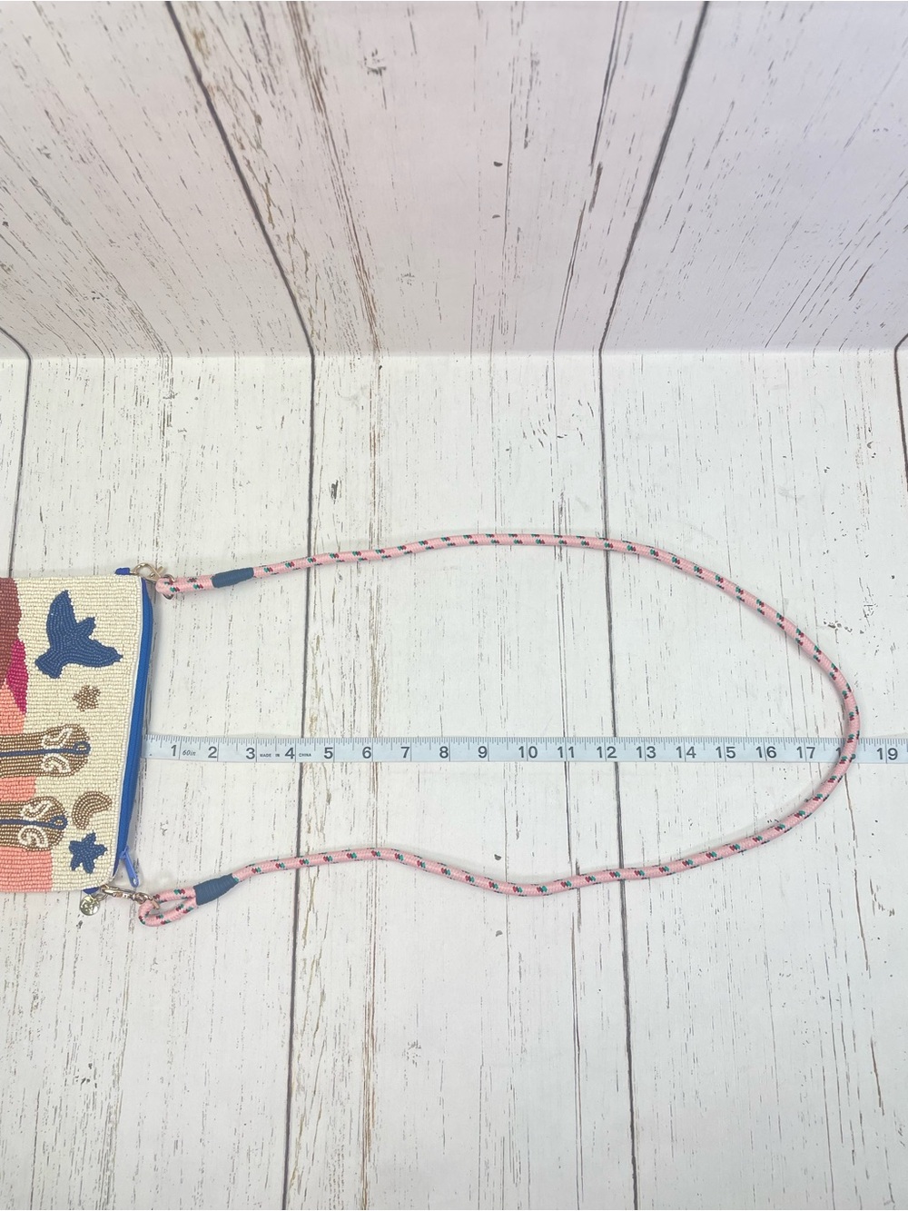 Ink + Alloy Leila Boot Seed Bead Clutch with Strap - Picture 8 of 15
